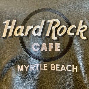 Hard Rock Cafe Black Leather Jacket from (defunct) Myrtle Beach, South Carolina